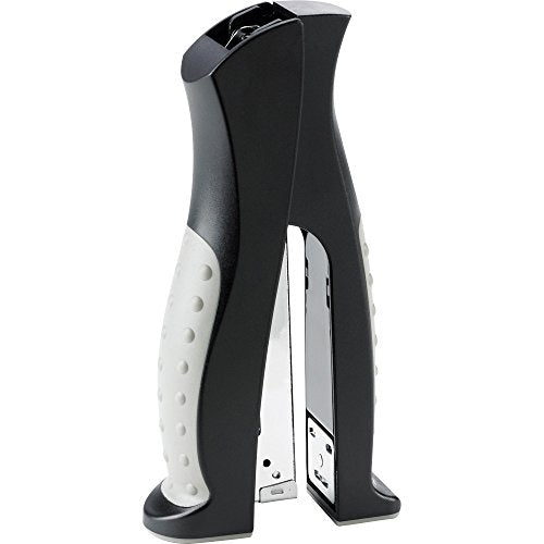 Smart Home Business Source Vertical Desktop Stapler, Full-Strip, 20 Sheet Capacity, Black Kit