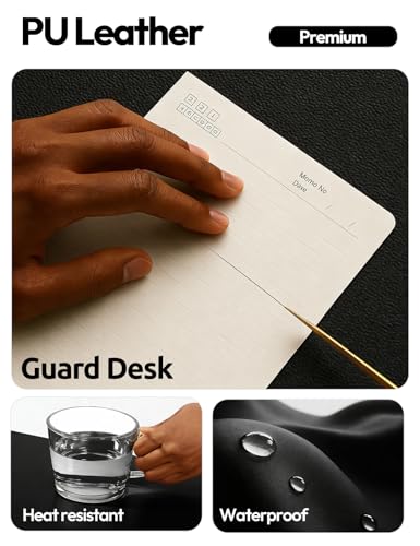 top-tier YSAGi Leather Office Desk Pad Protector, Large Mouse Set