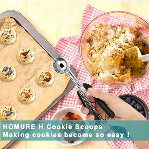 HOMURE H Cookie Scoop 2 Tablespoon, Size #40 Cookie Dough Kit