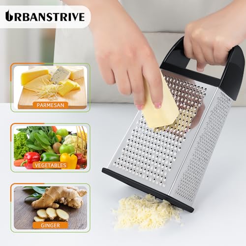 Modern Urbanstrive Cheese Grater With Container Box Grater Stainless Steel Graters Kit